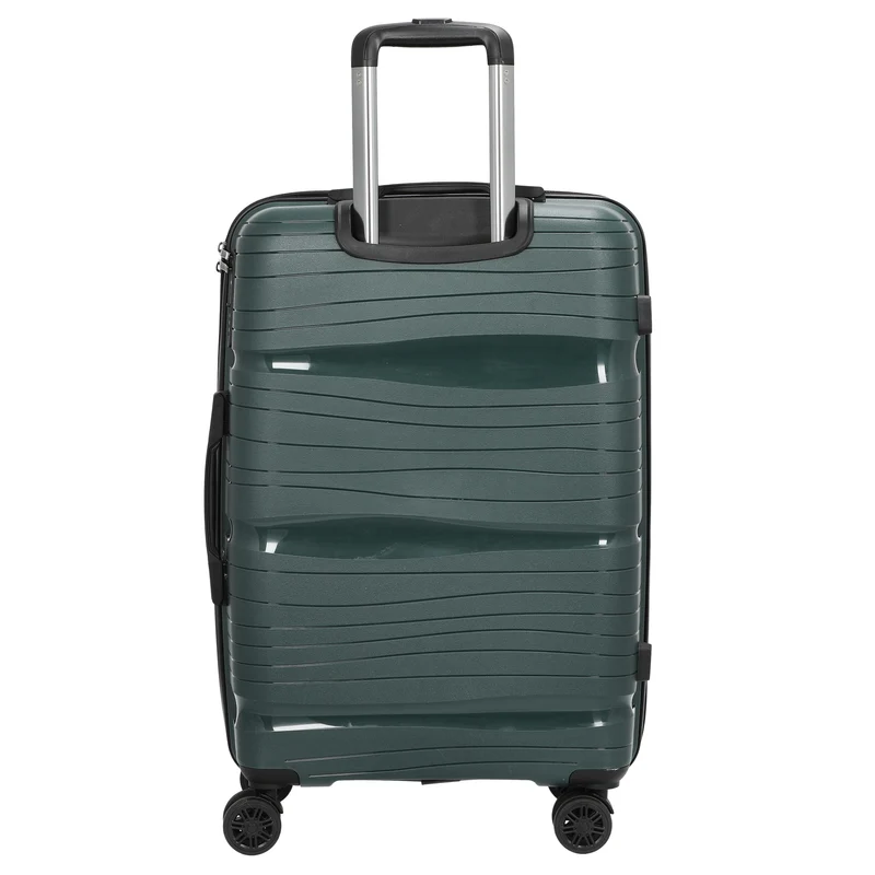 D&N Travel Line 4300 - 4-Rollen-Trolley M 66 cm (dunkelgrün)