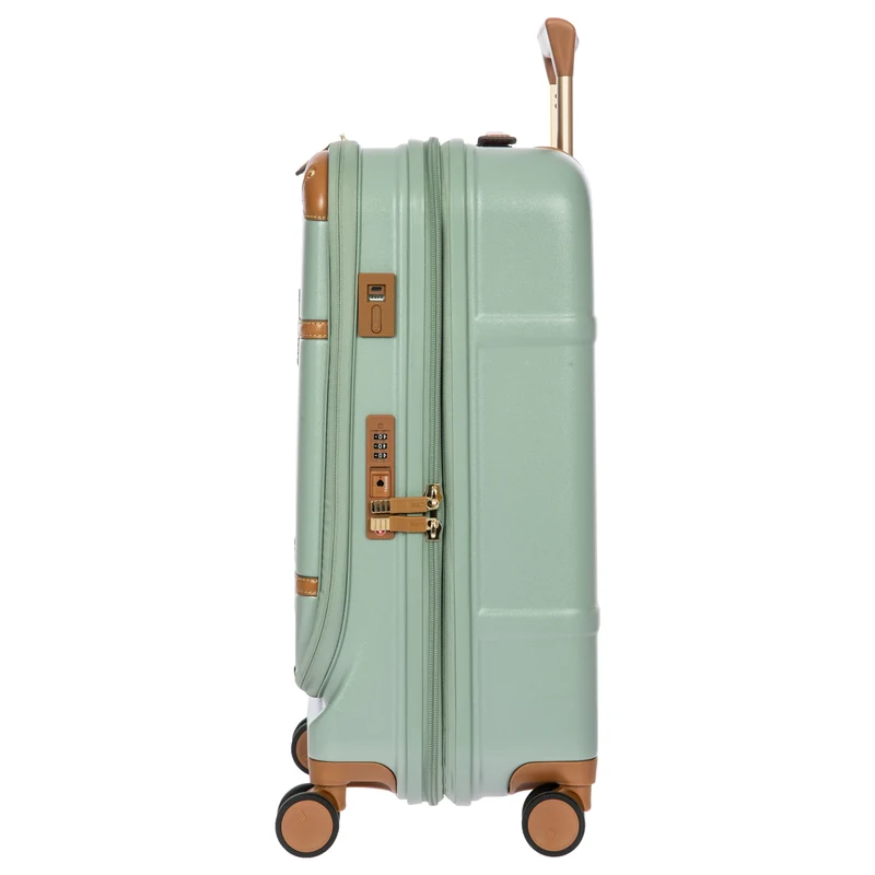 Brics Bellagio - 4-Rollen-Kabinentrolley mit Vortasche S 55 cm erw. USB (eucalyptus)