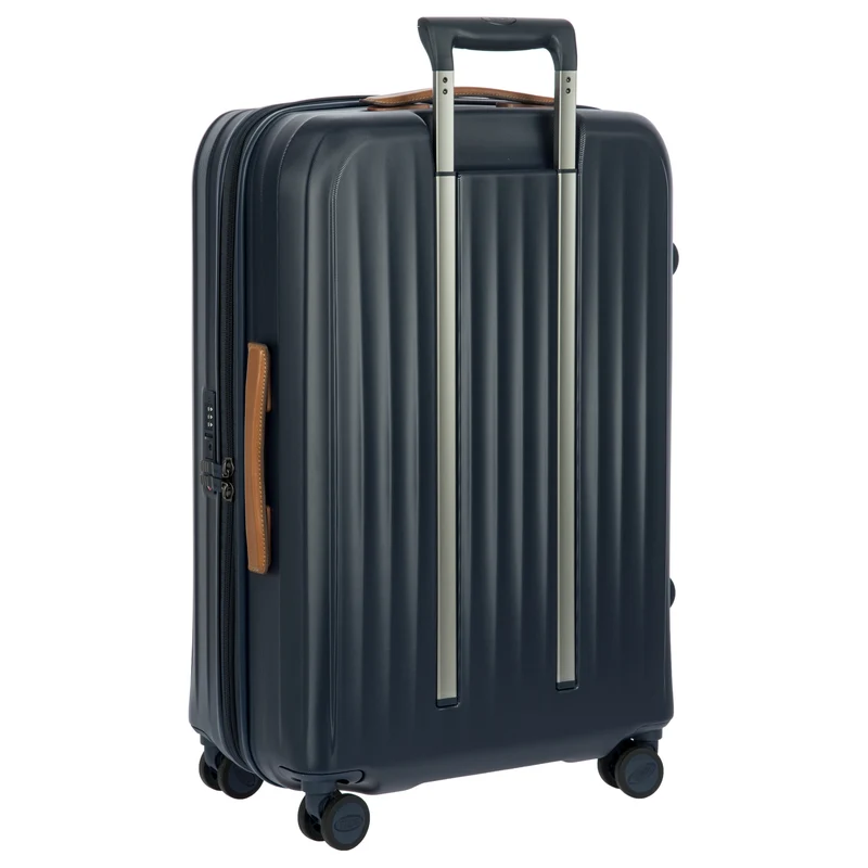 Brics Taormina - 4-Rollen-Trolley M 69 cm erw. (blau)