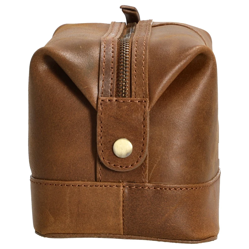 Burkley Fundamentals Vintage Riley - Kulturbeutel 23 cm (cognac)