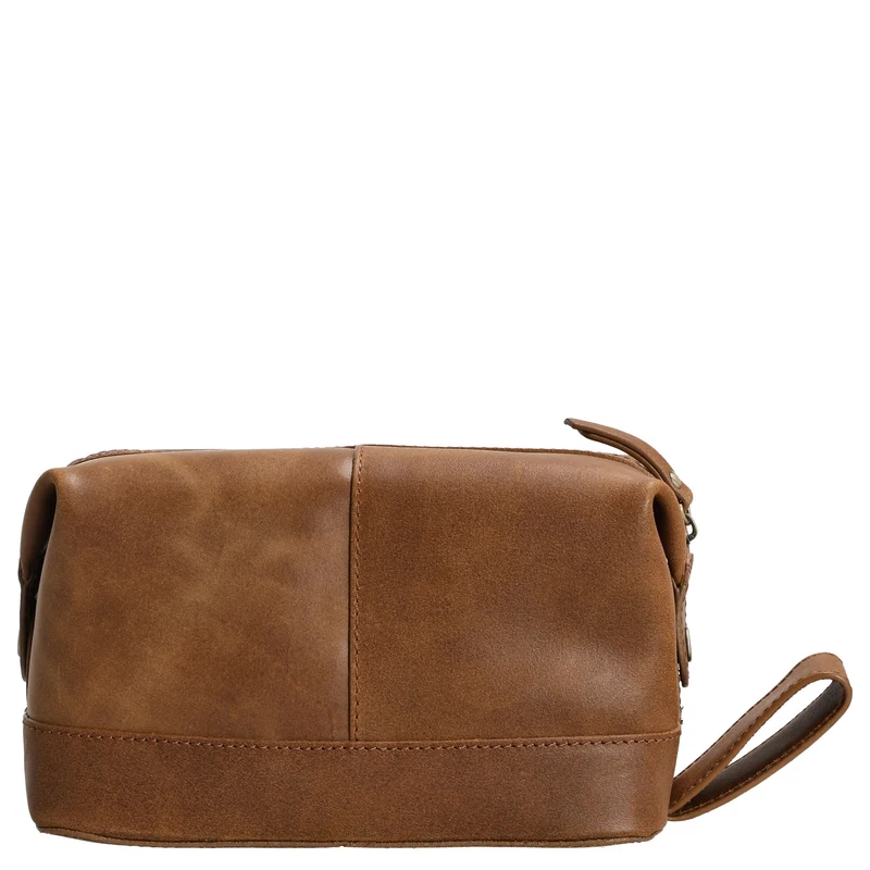 Burkley Fundamentals Vintage Riley - Kulturbeutel 23 cm (cognac)