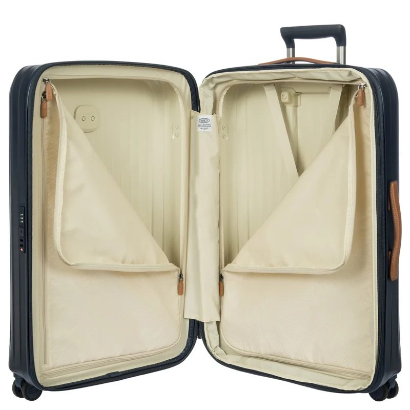 Brics Taormina - 4-Rollen-Trolley L 75 cm erw. (blau)