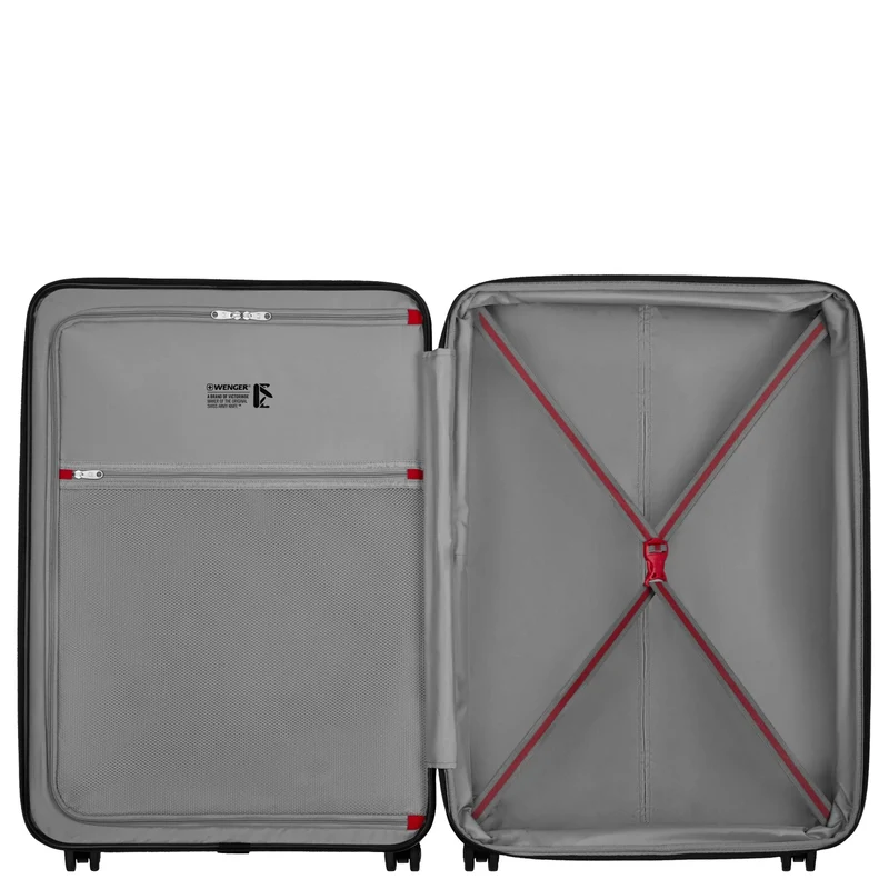Wenger Oryson - 4-Rollen-Trolley 75 cm erw. (black/red)