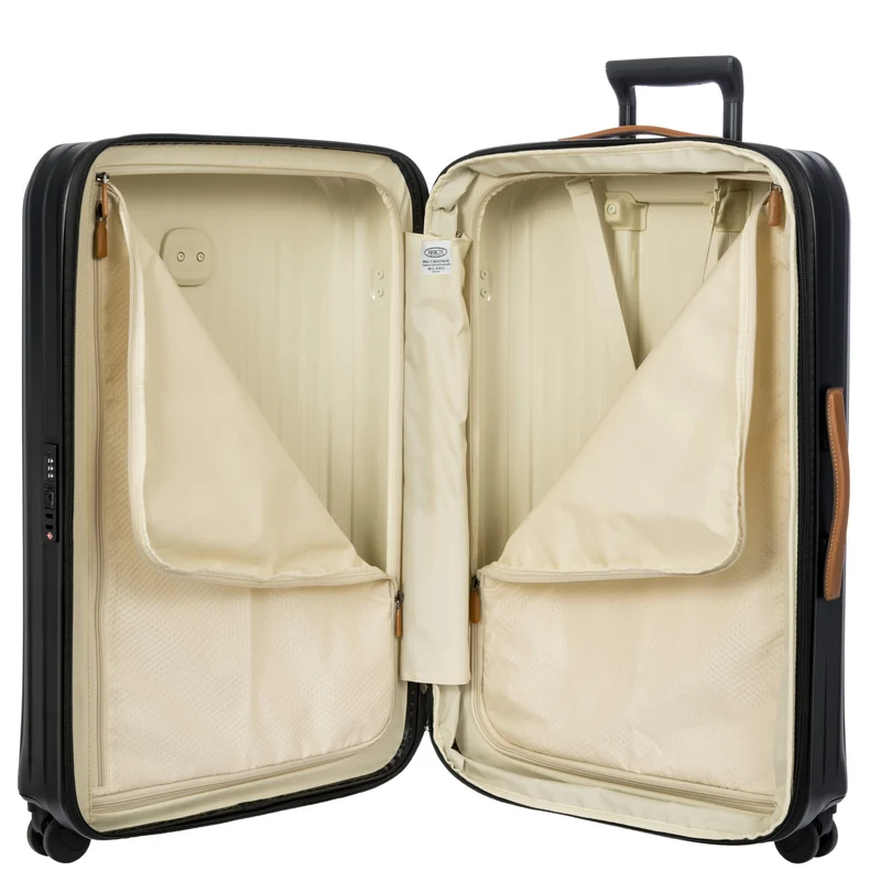 Brics Taormina - 4-Rollen-Trolley L 75 cm erw. (schwarz)