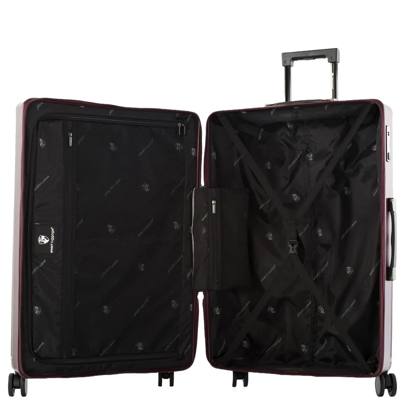 Heys SmartLuggage - 4-Rollen-Trolley L (burgundy)