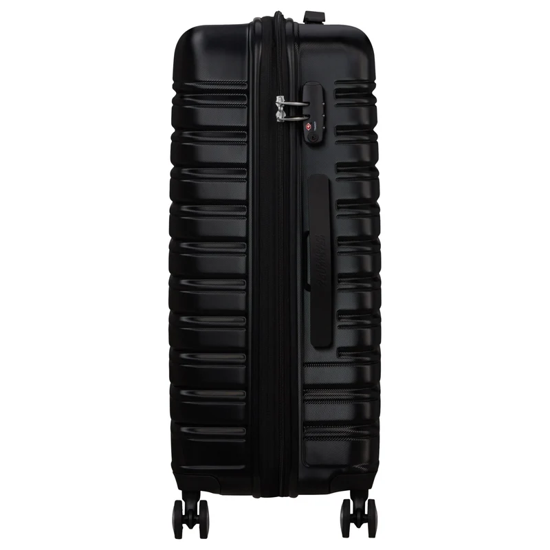 American Tourister Flashline - 4-Rollen-Trolley 67 cm erw. (schwarz)