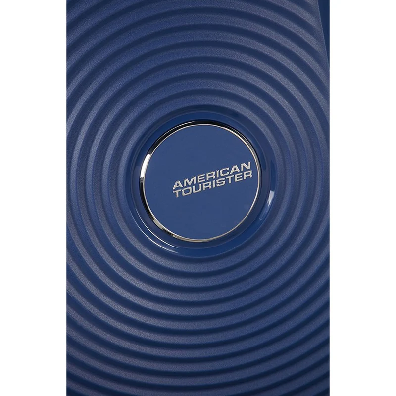 American Tourister Soundbox - 4-Rollen-Trolley 67 cm erw. (blau)