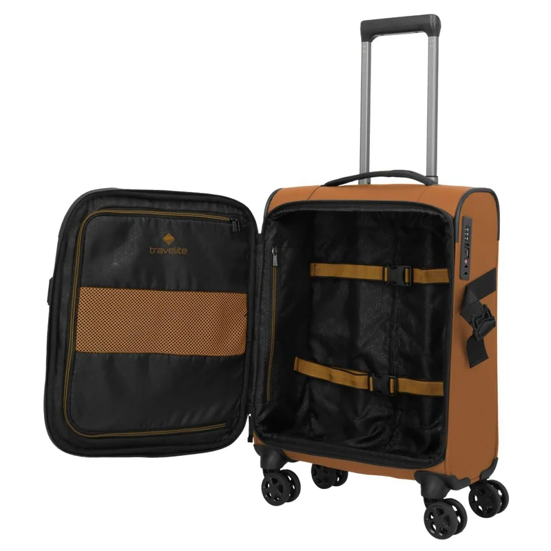 Travelite Briize - 4-Rollen-Kabinentrolley S 55 cm (curry)