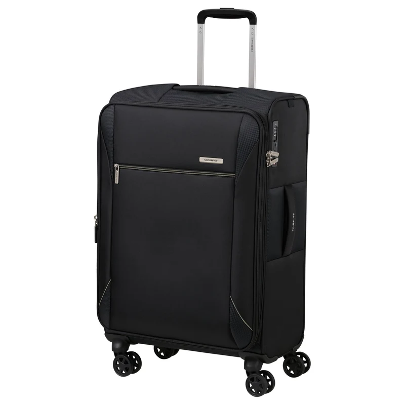 Samsonite Base Breeze - 4-Rollen Trolley 67 cm erw. (black)