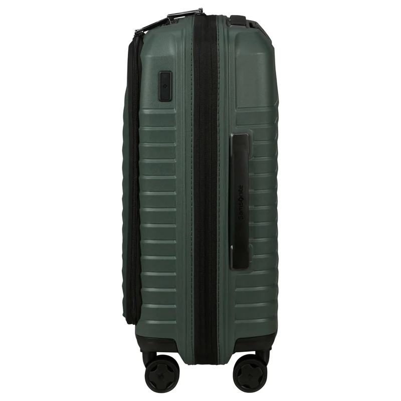 Samsonite Intuo Easy Access - 4-Rollen-Kabinentrolley mit Laptopfach 15.6" 55 cm erw. (olive green)
