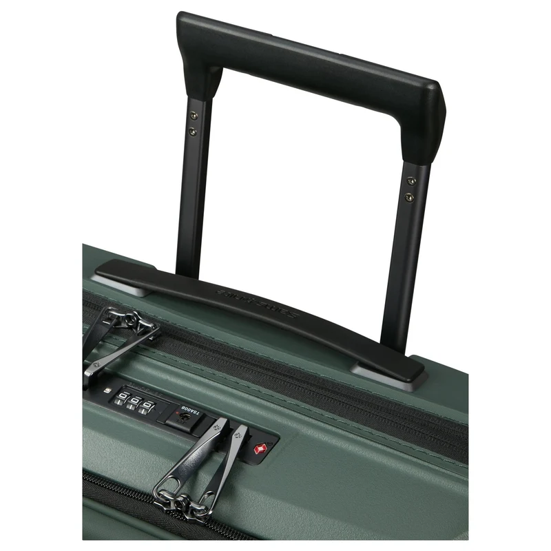 Samsonite Intuo Easy Access - 4-Rollen-Kabinentrolley mit Laptopfach 15.6" 55 cm erw. (olive green)