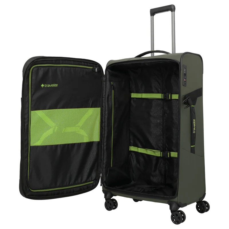 Travelite Briize - 4-Rollen-Trolley L 78 cm erw. (khaki)