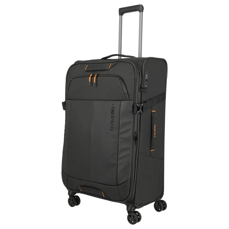 Travelite Briize - 4-Rollen-Trolley L 78 cm erw. (schwarz)