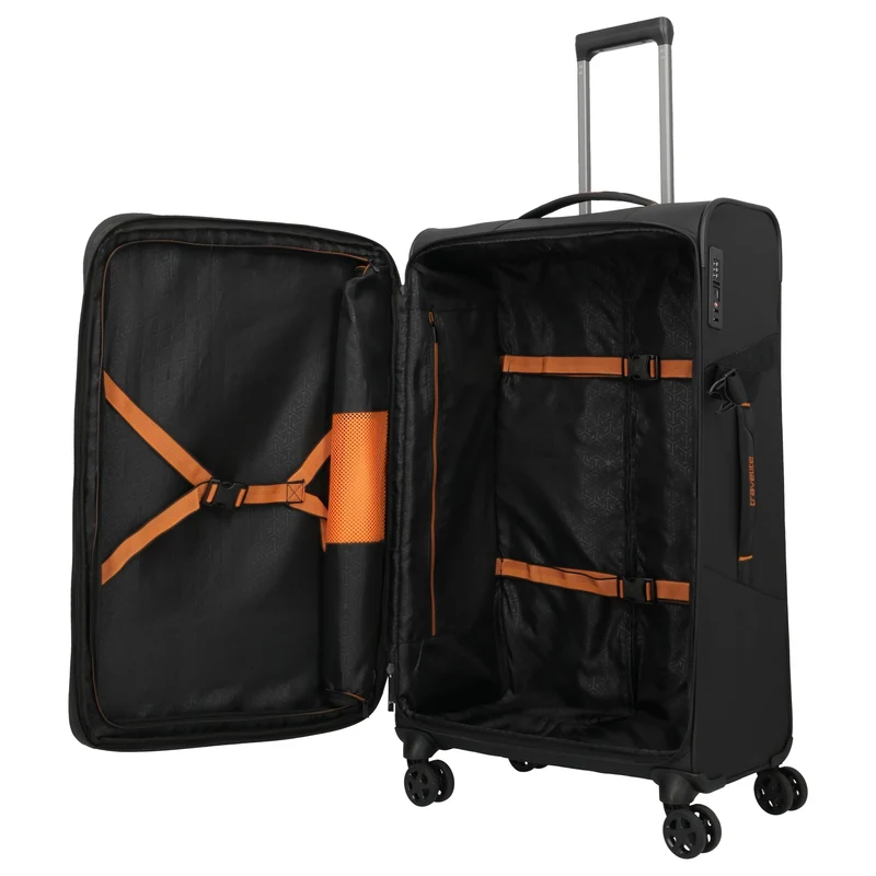 Travelite Briize - 4-Rollen-Trolley L 78 cm erw. (schwarz)