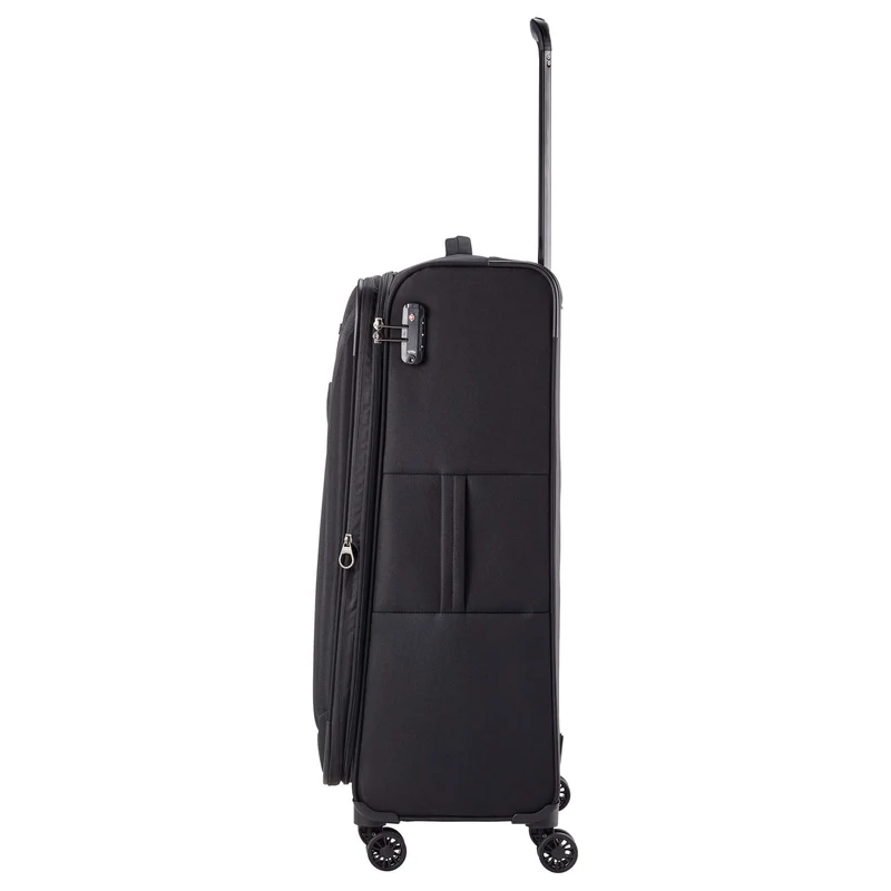 Travelite Chios - 4-Rollen-Trolley L 78 cm erw. (schwarz)