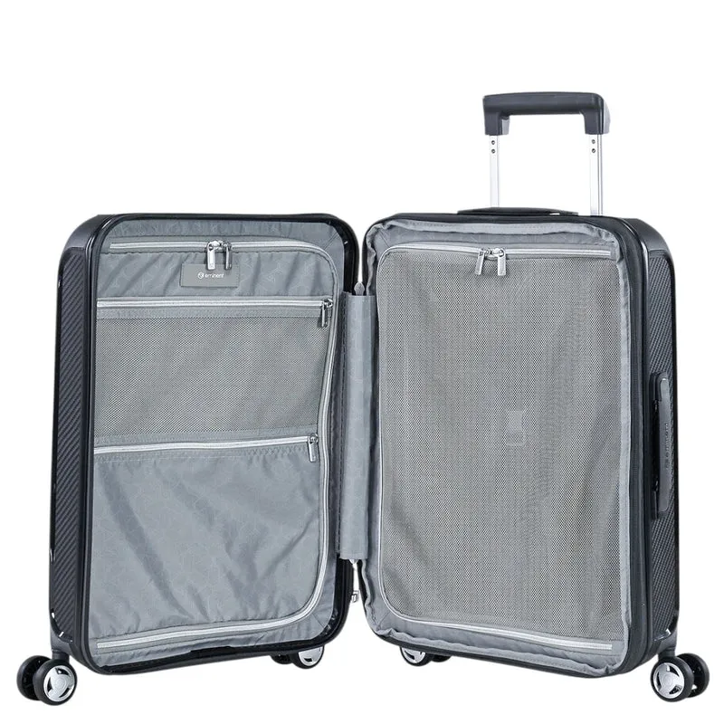 Eminent AEGIS - 4-Rollen-Kabinentrolley 55 cm erw. (midnight black)