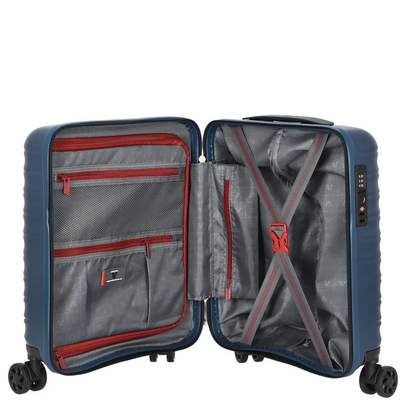 Roncato Wave - 4-Rollen-Kabinentrolley 45 cm (Easyjet Handgepäck) (denim)