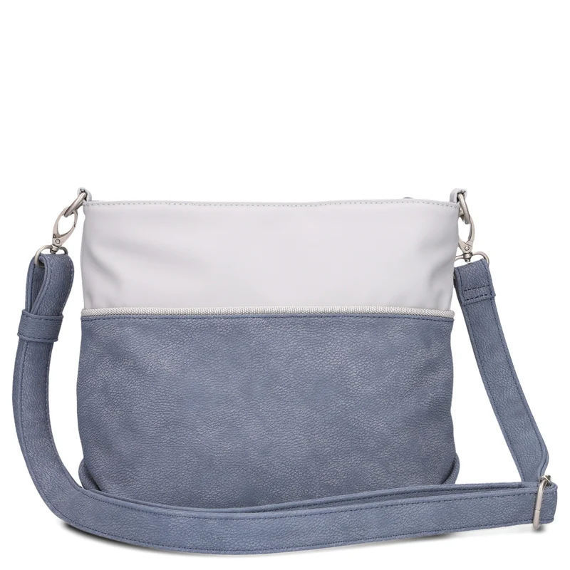 zwei Jana J8 - Schultertasche 27 cm (nubuk-sky)