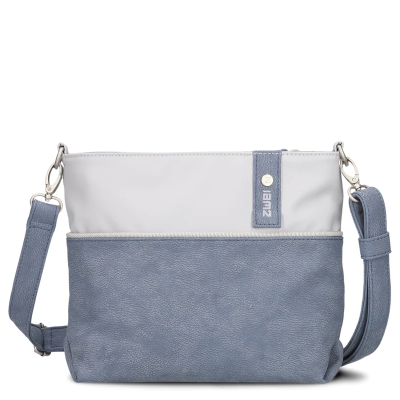 zwei Jana J8 - Schultertasche 27 cm (nubuk-sky)