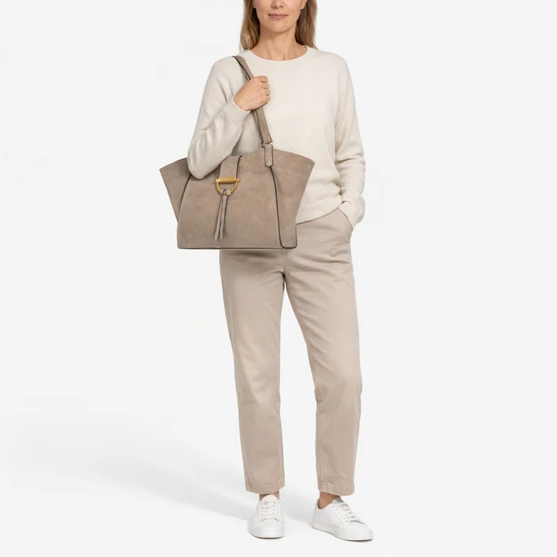 abro Temi Suede - Shopper 30 cm (siena)
