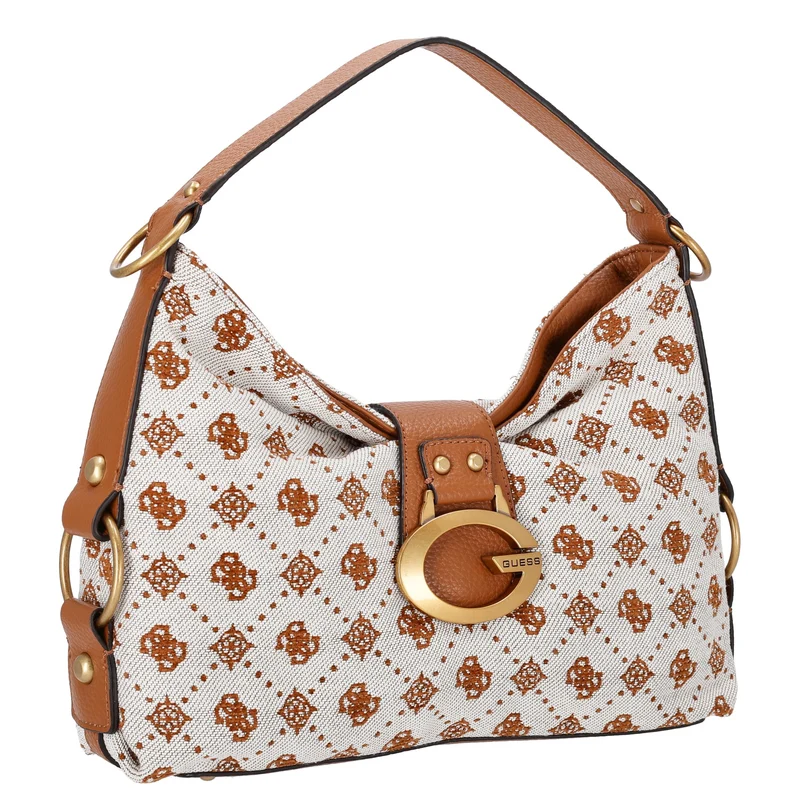 Guess Camden - Schultertasche 34.5 cm (cognac logo)