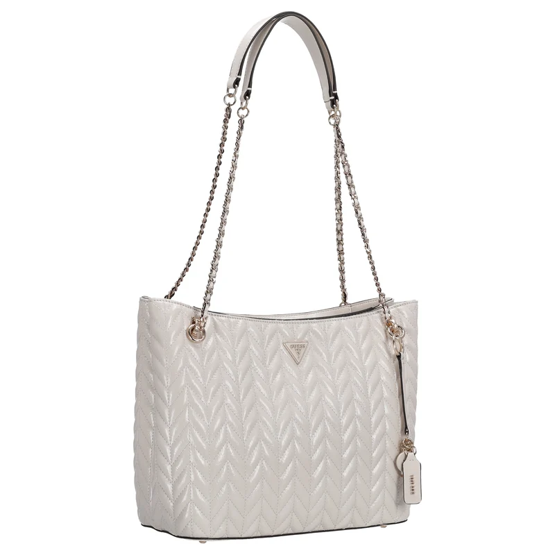 Guess Cherly Two Compartment Tote - Shopper 32 cm (stone)
