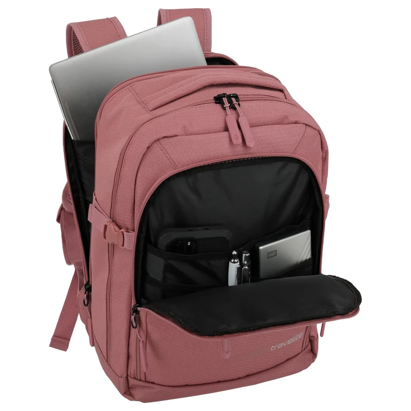 Travelite Kick-Off - Kabinen-Rucksack 40 cm (rose)