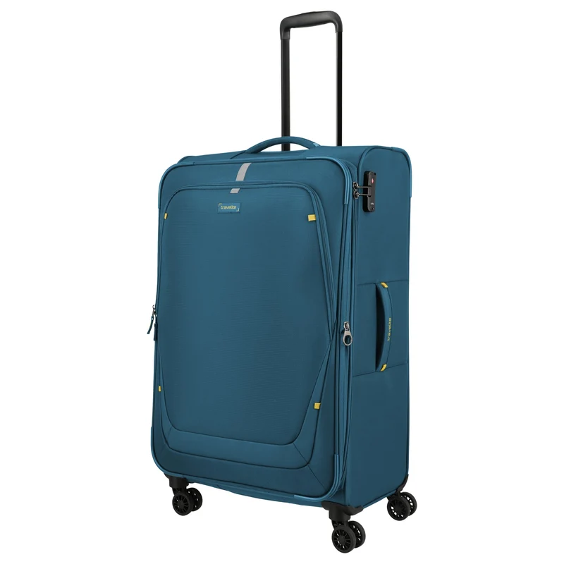 Travelite Umbria - 4-Rollen-Trolley L 77 cm erw. (petrol)