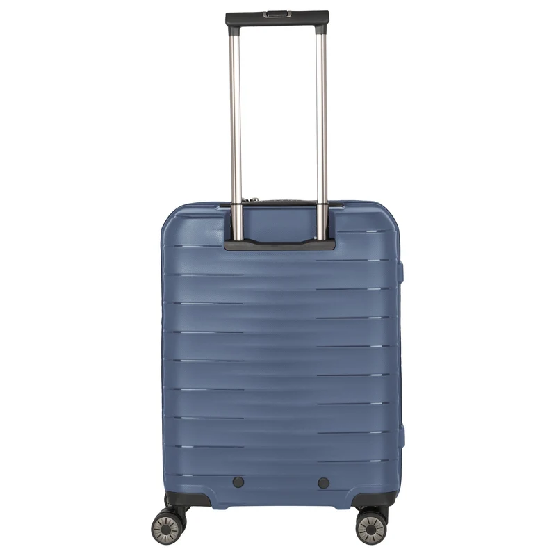 Travelite Mooby - 4-Rollen-Kabinentrolley mit Vortasche S 55 cm (marine)