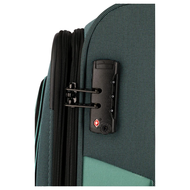Travelite Viia - 4-Rollen-Trolley M 67 cm erw. (Eukalyptus)
