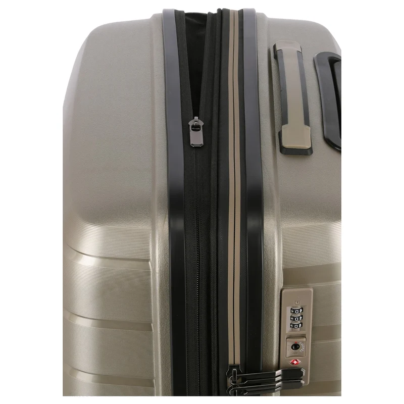 Travelite Air Base - 4-Rollen-Trolley Set 3tlg. erw. (champagner)
