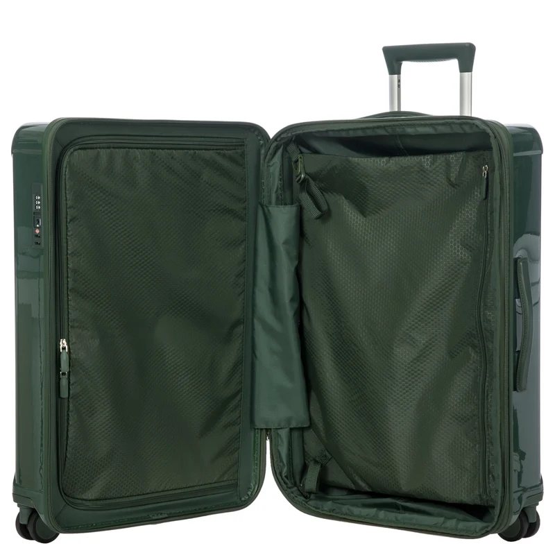 Brics Positano - 4-Rollen-Trolley M 69 cm erw. (emerald green)