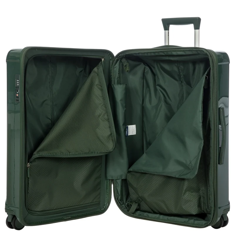 Brics Positano - 4-Rollen-Trolley M 69 cm erw. (emerald green)