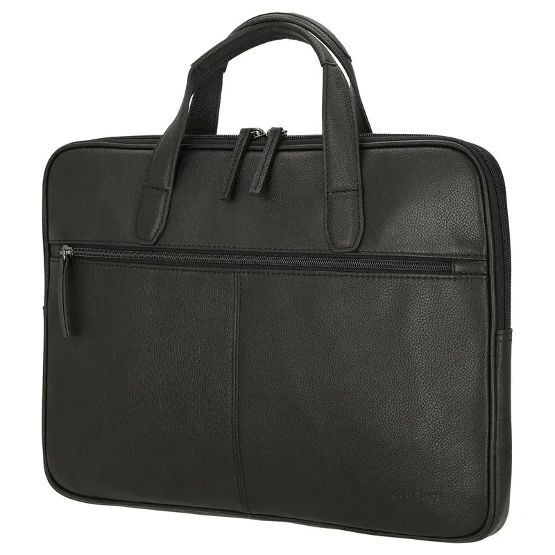D&N Business Line - Aktentasche 40 cm Leder (black)