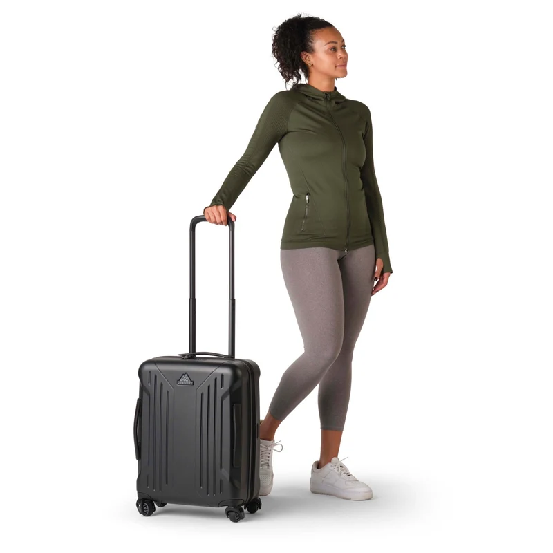Gregory Quadro Pro Int Carry On - 4-Rollen-Kabinentrolley 55 cm erw. (optic black)