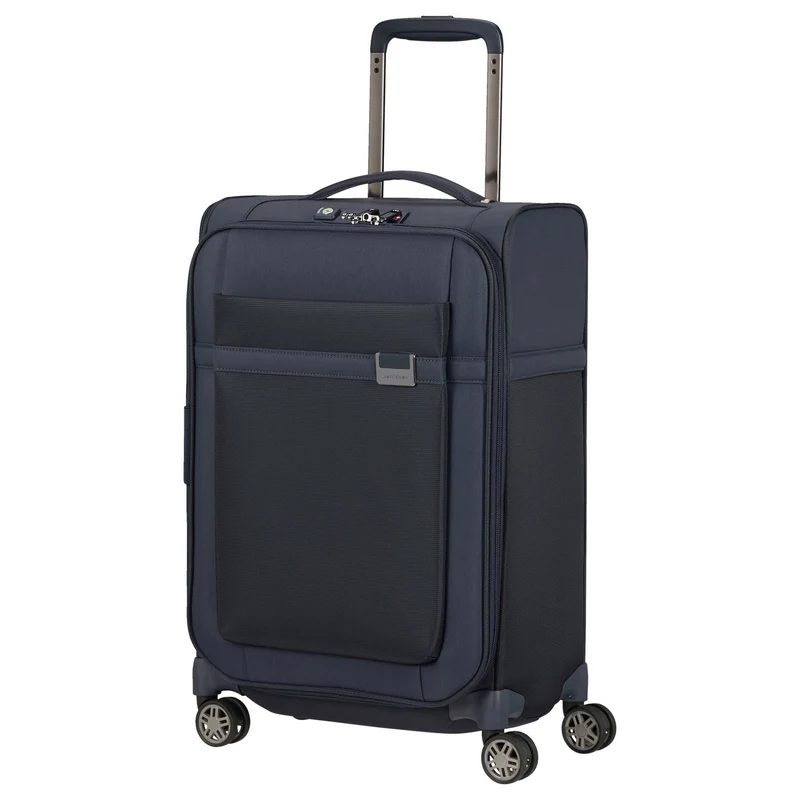 Samsonite Airea - 4-Rollen-Kabinentrolley 55 cm erw. (dark blue)
