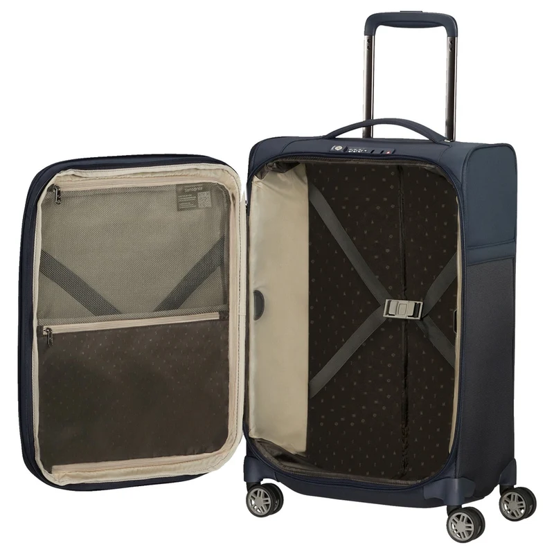 Samsonite Airea - 4-Rollen-Kabinentrolley 55 cm erw. (dark blue)