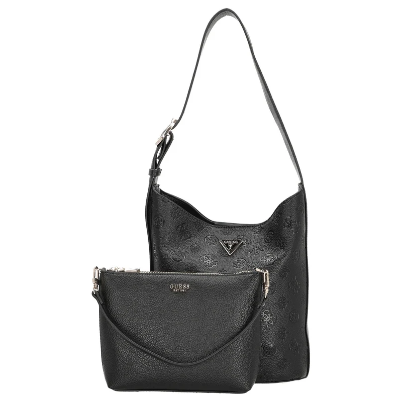 Guess Cresidia II - Beuteltasche (black logo)
