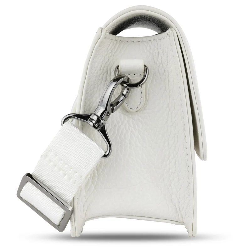 bugatti Elsa - Umhängetasche Leder S 18.5 cm (weiß)