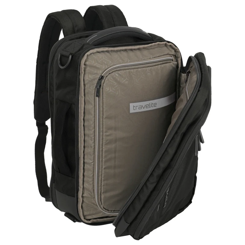 Travelite Crosslite - Bordtasche/Rucksack S 40 cm (schwarz)