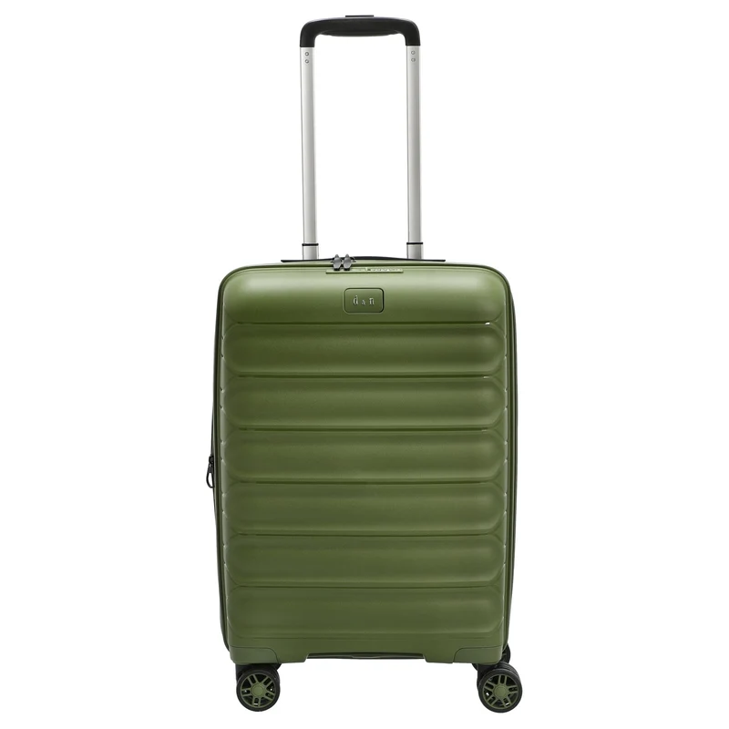 D&N Travel Line 4700+ - 4-Rollen-Kabinentrolley S 55 cm erw. (olive green)