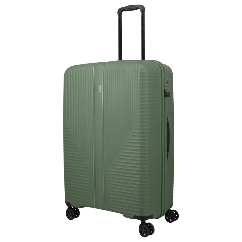 Travelite Air Stripe - 4-Rollen-Trolley 77 cm (green)