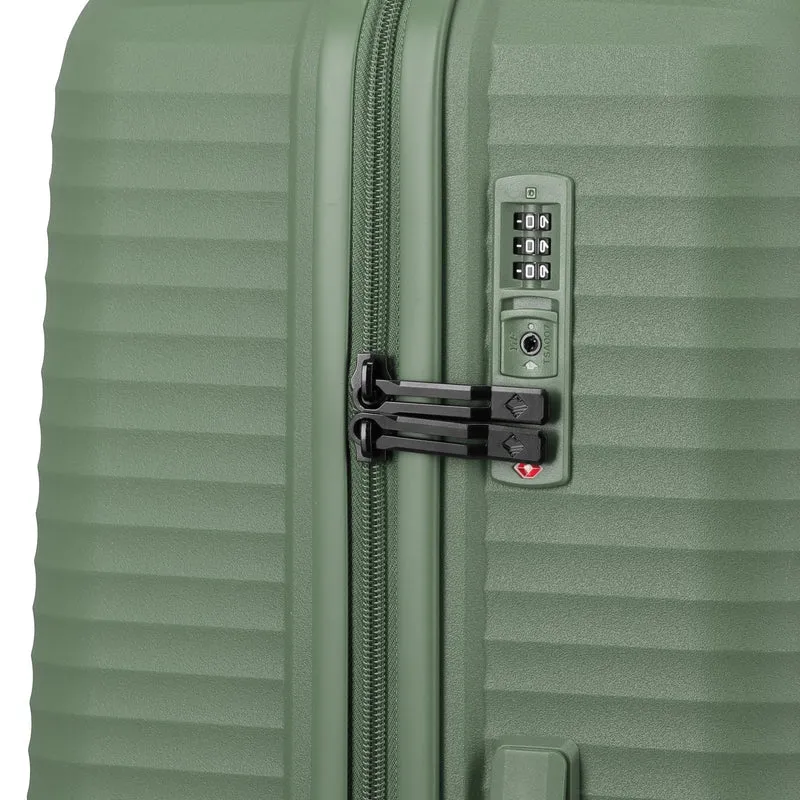 Travelite Air Stripe - 4-Rollen-Kabinentrolley 55 cm (green)