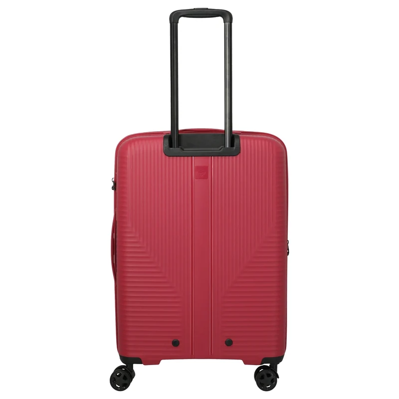 Travelite Air Stripe - 4-Rollen-Trolley 66 cm erw. (red)