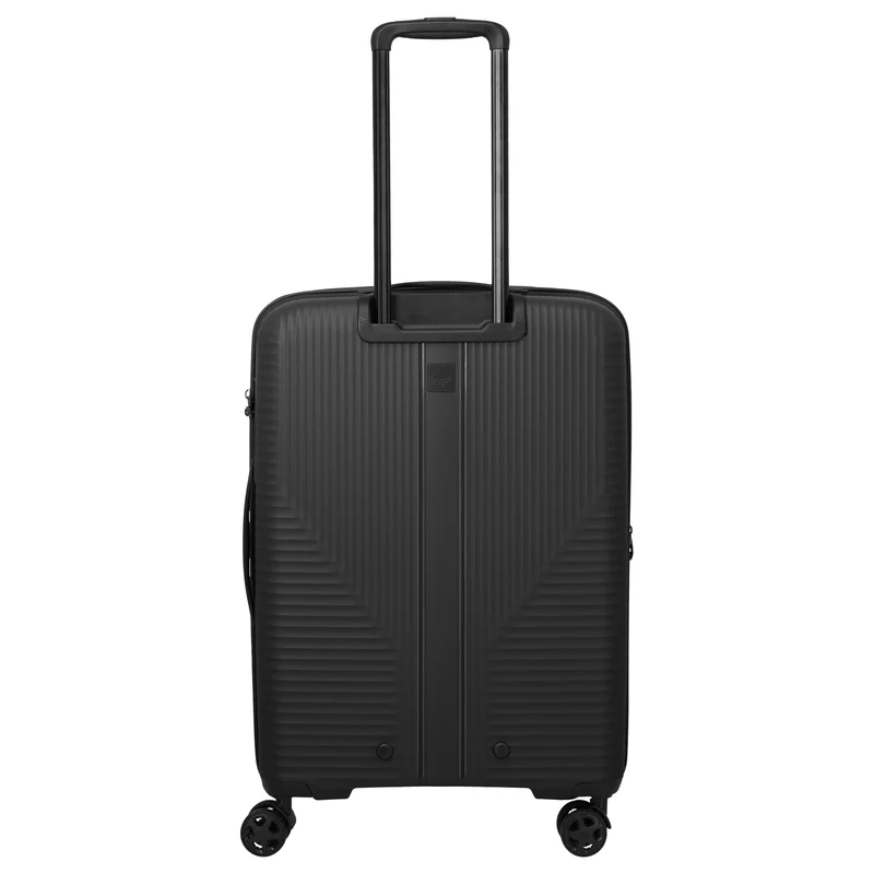 Travelite Air Stripe - 4-Rollen-Trolley 66 cm erw. (black)