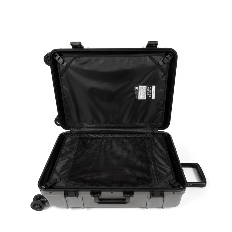 Eastpak selection Resist'r Case - 4-Rollen-Trolley M 68.5 cm (brushed metal)