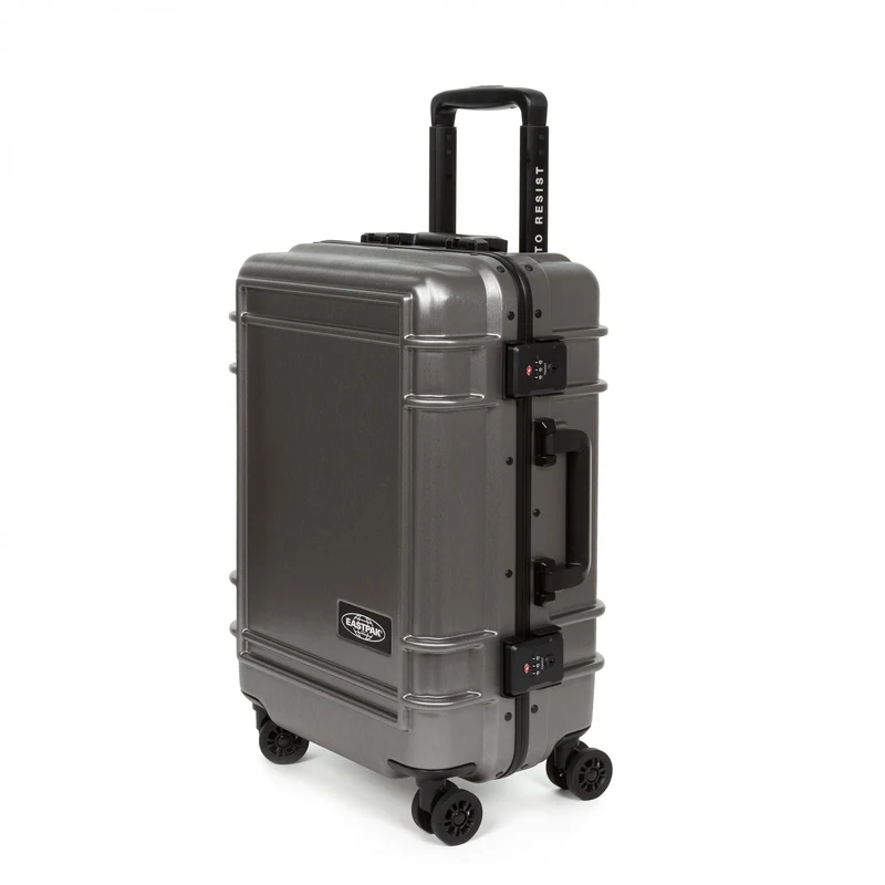 Eastpak selection Resist'r Case - 4-Rollen-Kabinentrolley S 55 cm (brushed metal)