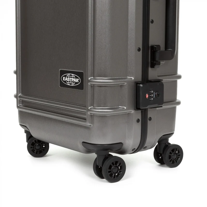 Eastpak selection Resist'r Case - 4-Rollen-Kabinentrolley S 55 cm (brushed metal)