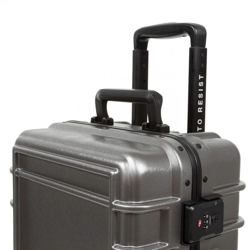 Eastpak selection Resist'r Case - 4-Rollen-Kabinentrolley S 55 cm (brushed metal)