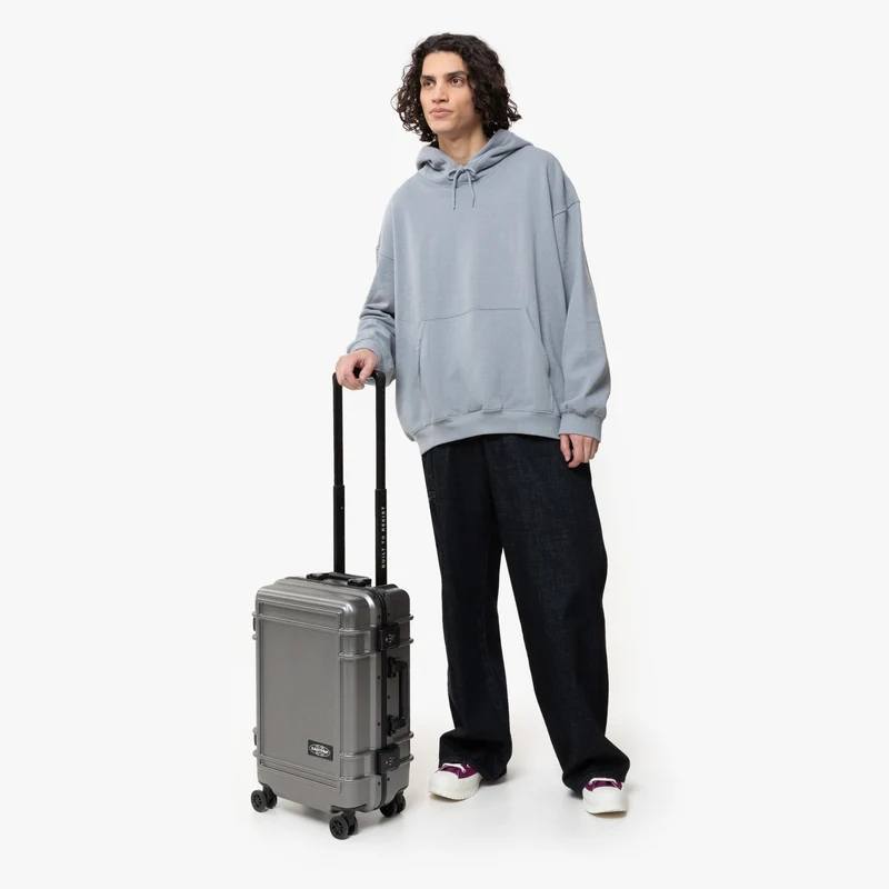 Eastpak selection Resist'r Case - 4-Rollen-Kabinentrolley S 55 cm (brushed metal)